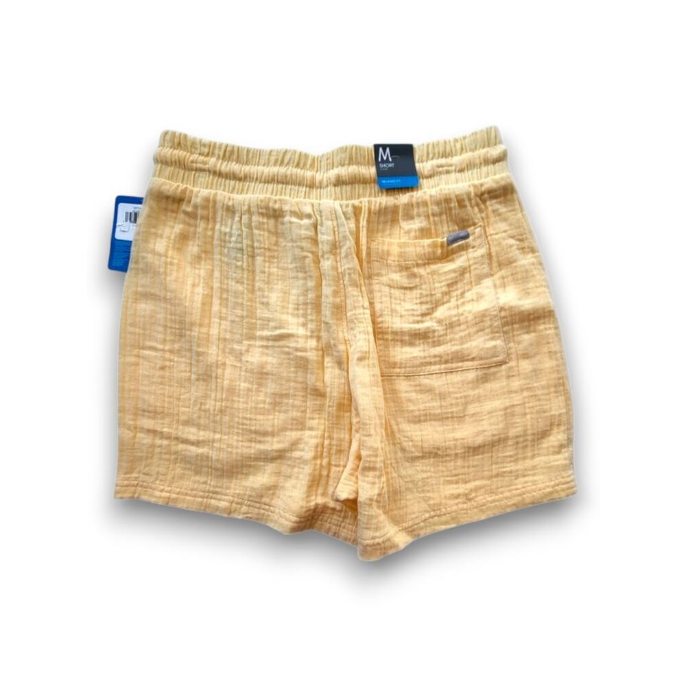 Columbia Sunkissed Yellow Cotton Drawstring Shorts NWT - Size M - Picture 7 of 10